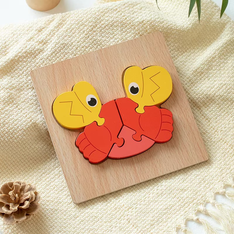 Objemové puzzle - Krab