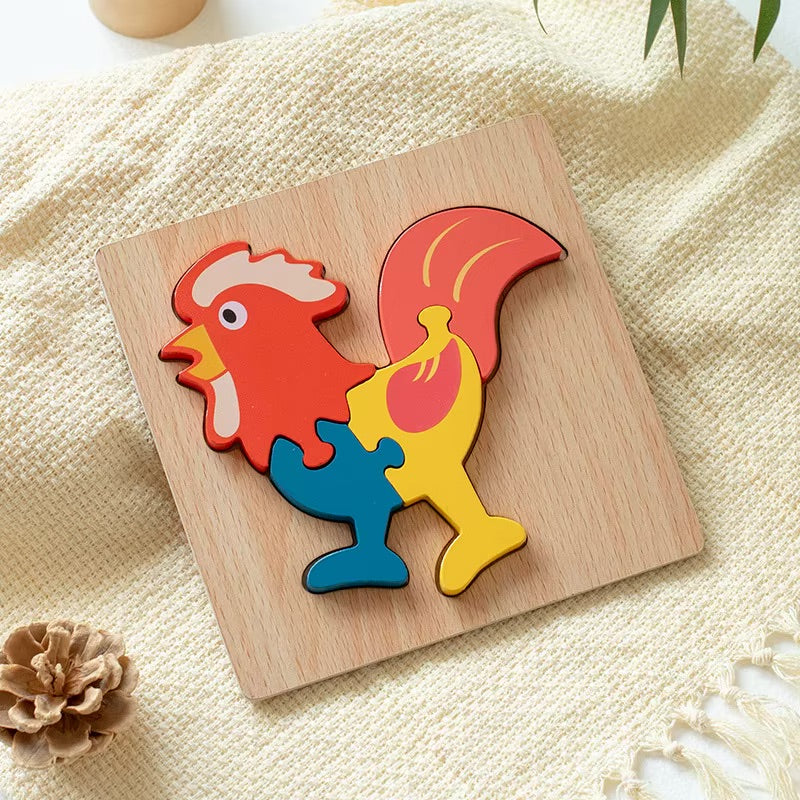 Objemové puzzle - Kohout