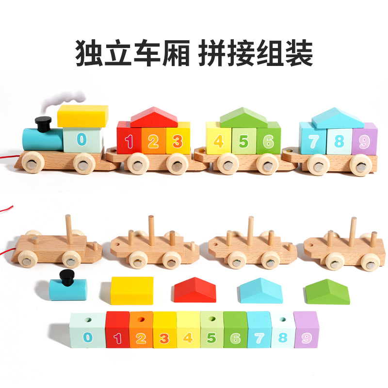 Vláček s čísly a barvami