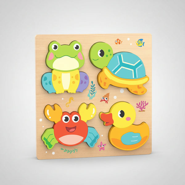 3D puzzle s mořskými zvířátky