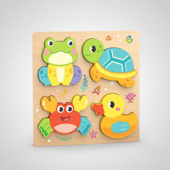 3D puzzle s mořskými zvířátky