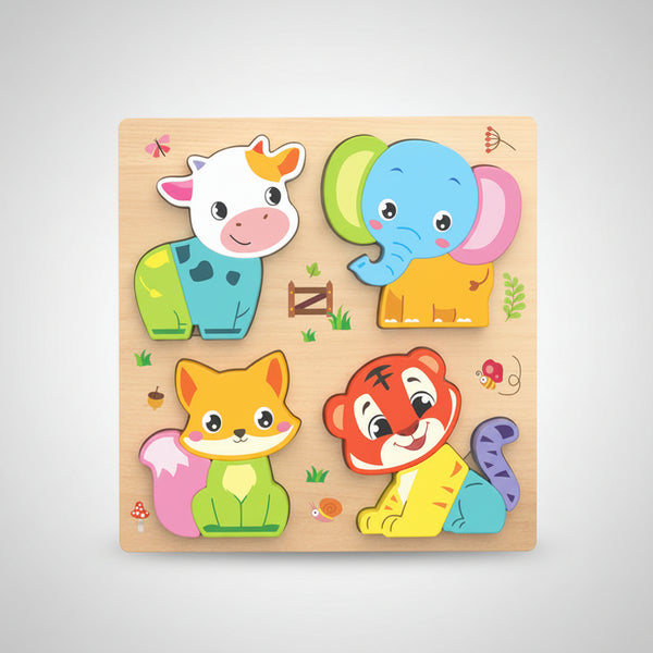 3D puzzle se zvířátky