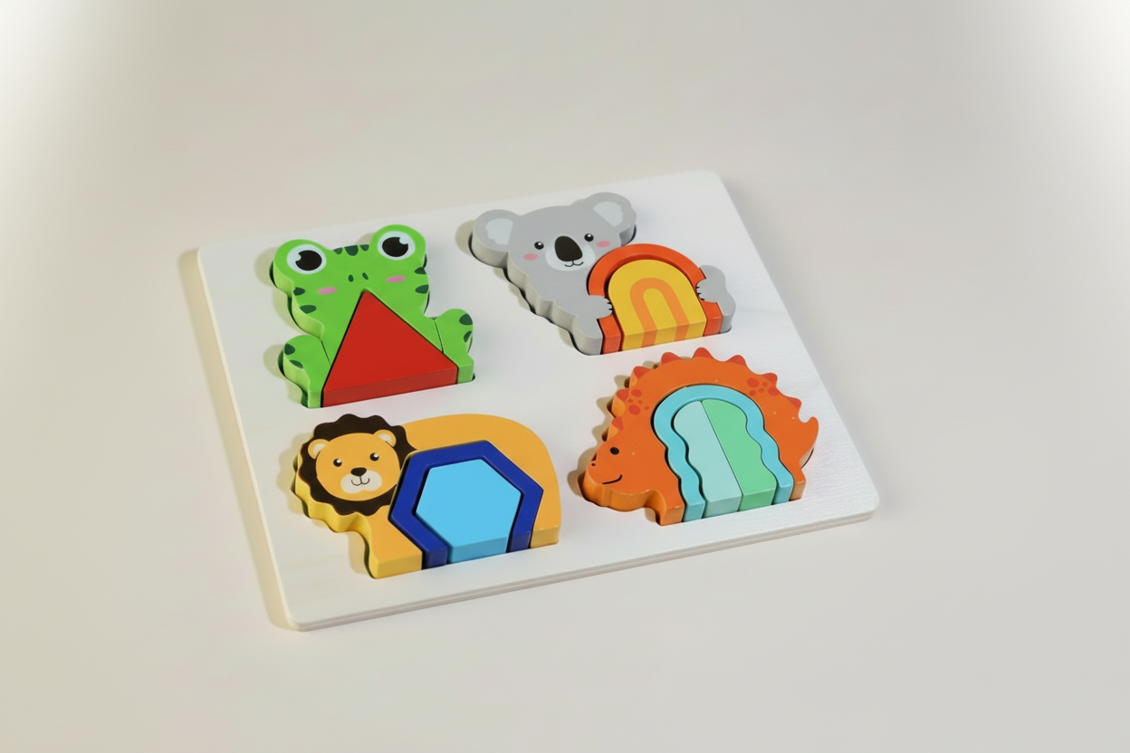 Vkládačka se zvířátky a tvary