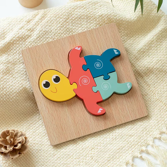 Objemové puzzle - Želva